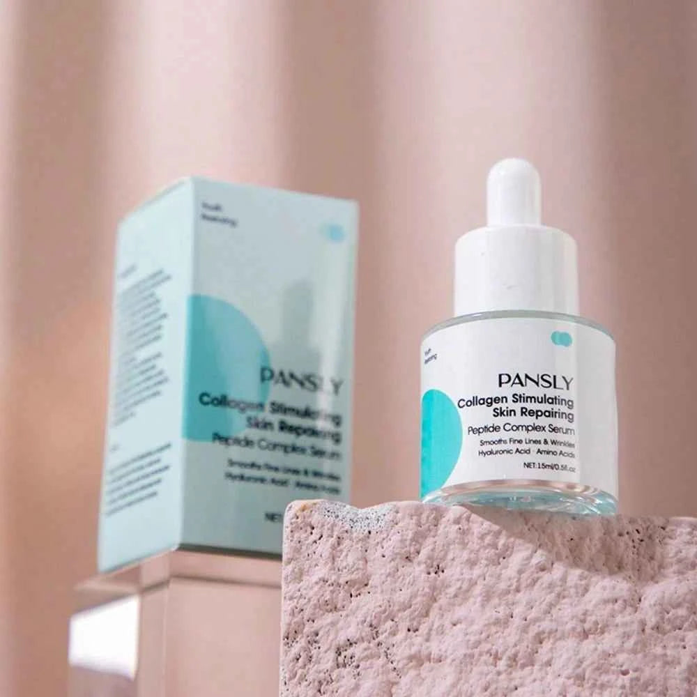 Pansly Anti-Aging Serum with Hyaluronic Acid, Vitamin C, Vitamin E & Collagen for Fine Lines and Wrinkles