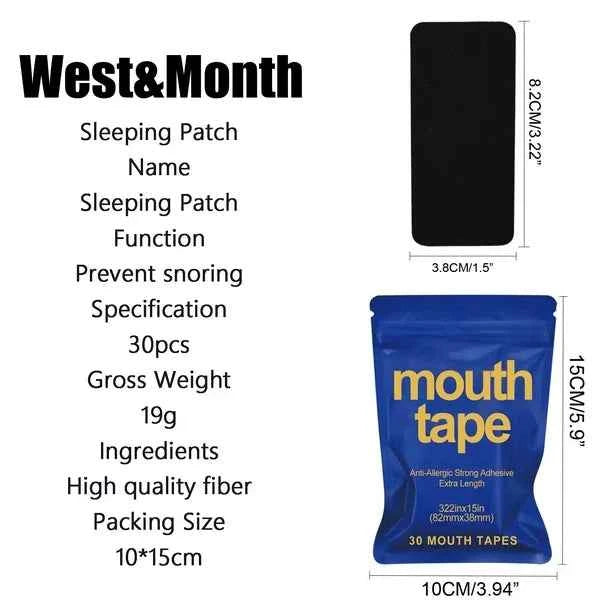 Mouth Tape Strips  Better Nose Breathing Tapes Mouth Breathing