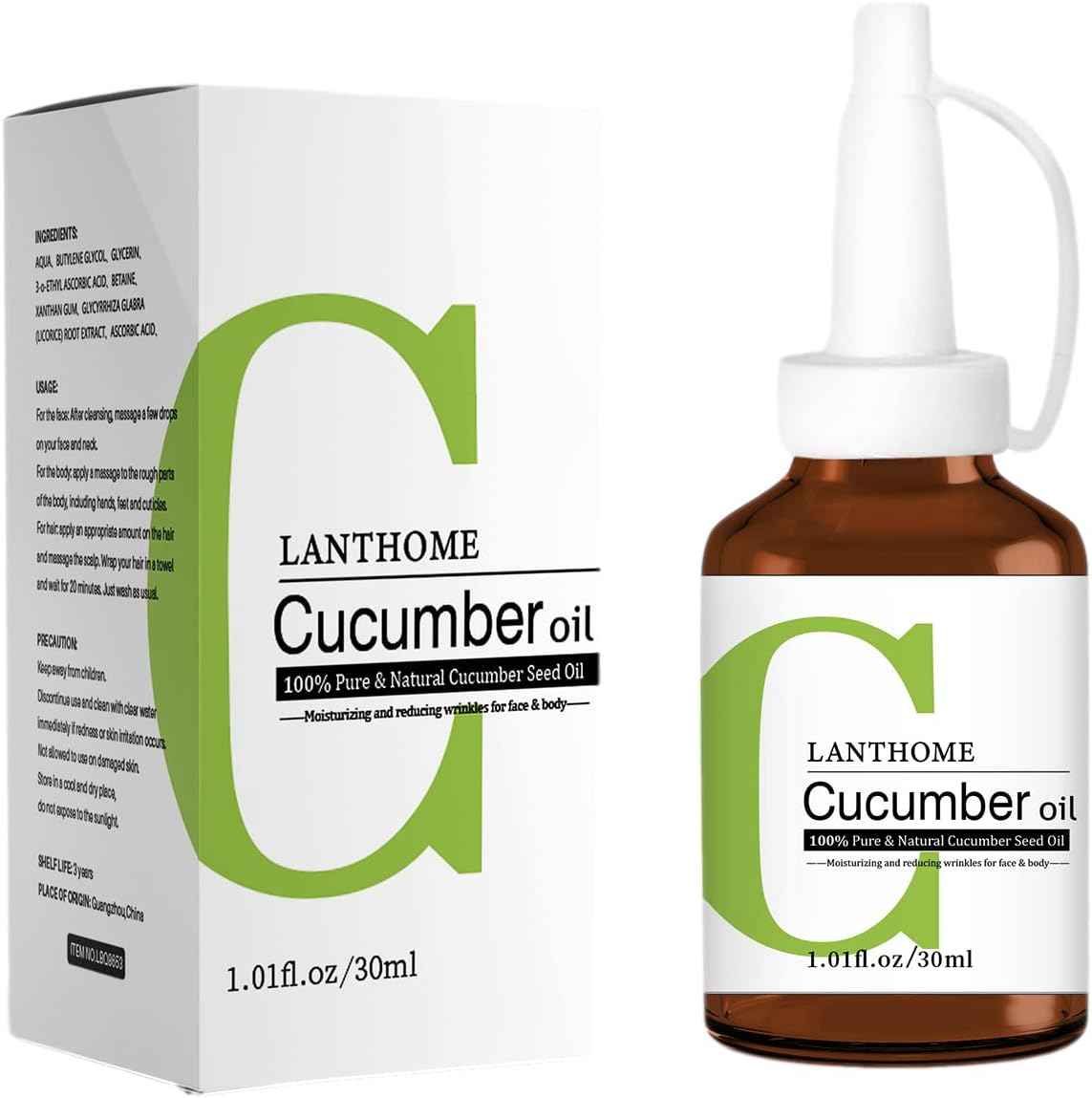 Cucumber Oil | Cucumber Oil for Facial Nourishment | All-natural nourishing