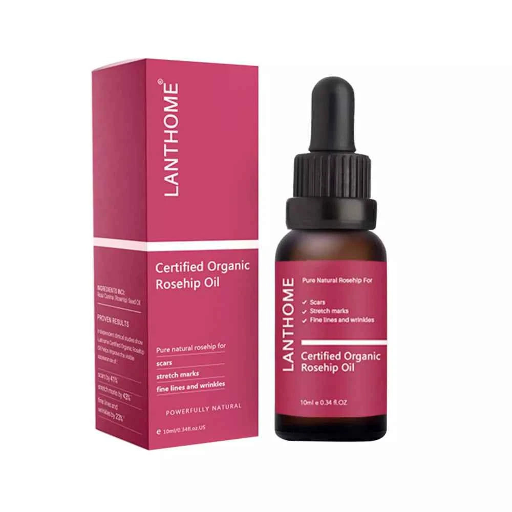 LANTHOME Rosehip Oil Skincare Serum - Pure Natural Serum for Radiant Skin