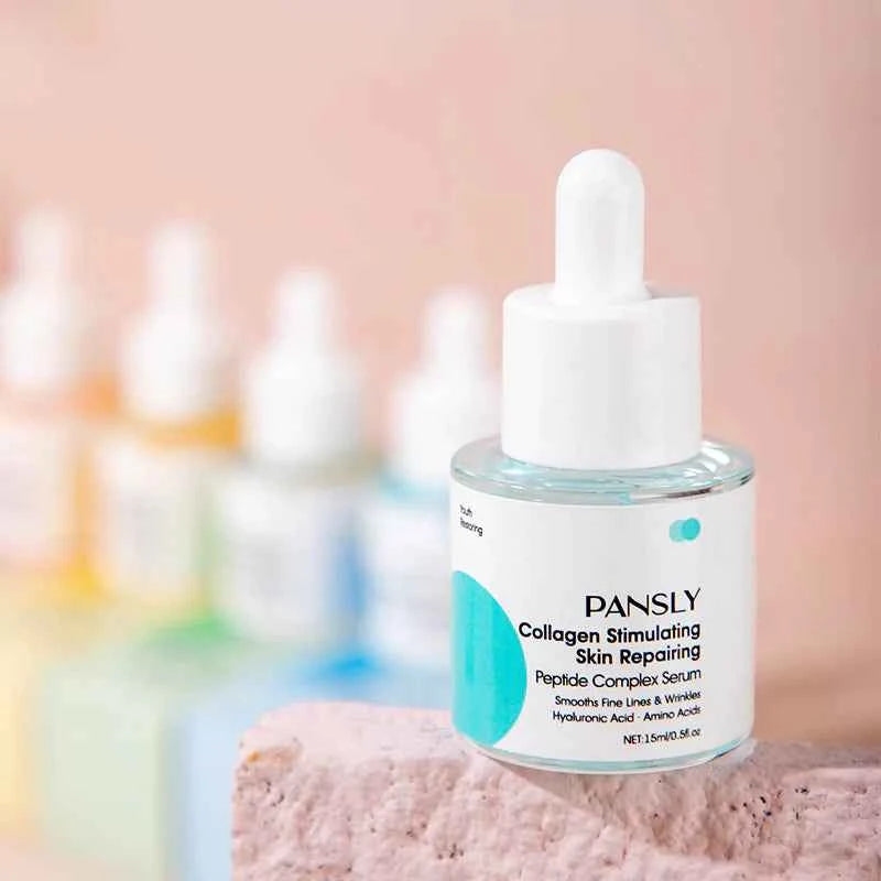 Pansly Anti-Aging Serum with Hyaluronic Acid, Vitamin C, Vitamin E & Collagen for Fine Lines and Wrinkles
