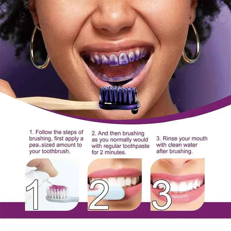 Lanthome Teeth Whitening Foam Mousse for Brightening and Neutralizing Yellow Tones